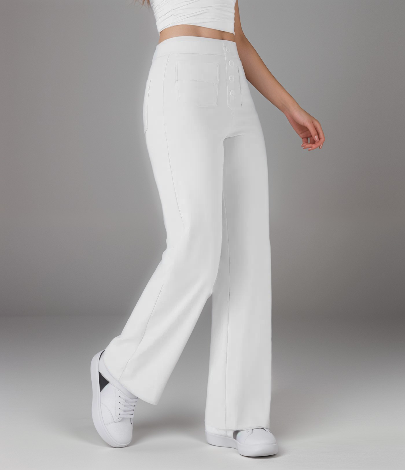 Clara | Pantalon Confort Taille Haute | 1+1 OFFERT - Twinsy