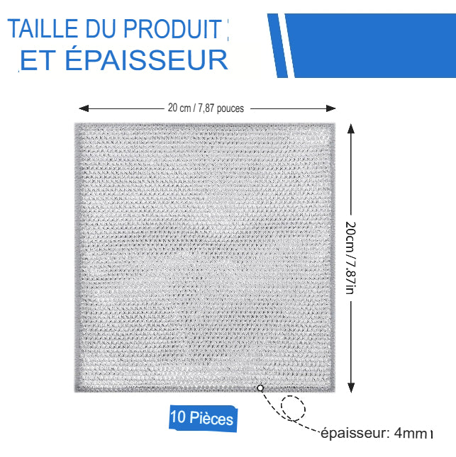 🧼 Éclat Argenté – Les Chiffonnettes Révolutionnaires ré-utilisables pour une Cuisine Impeccable 🧽 - Twinsy