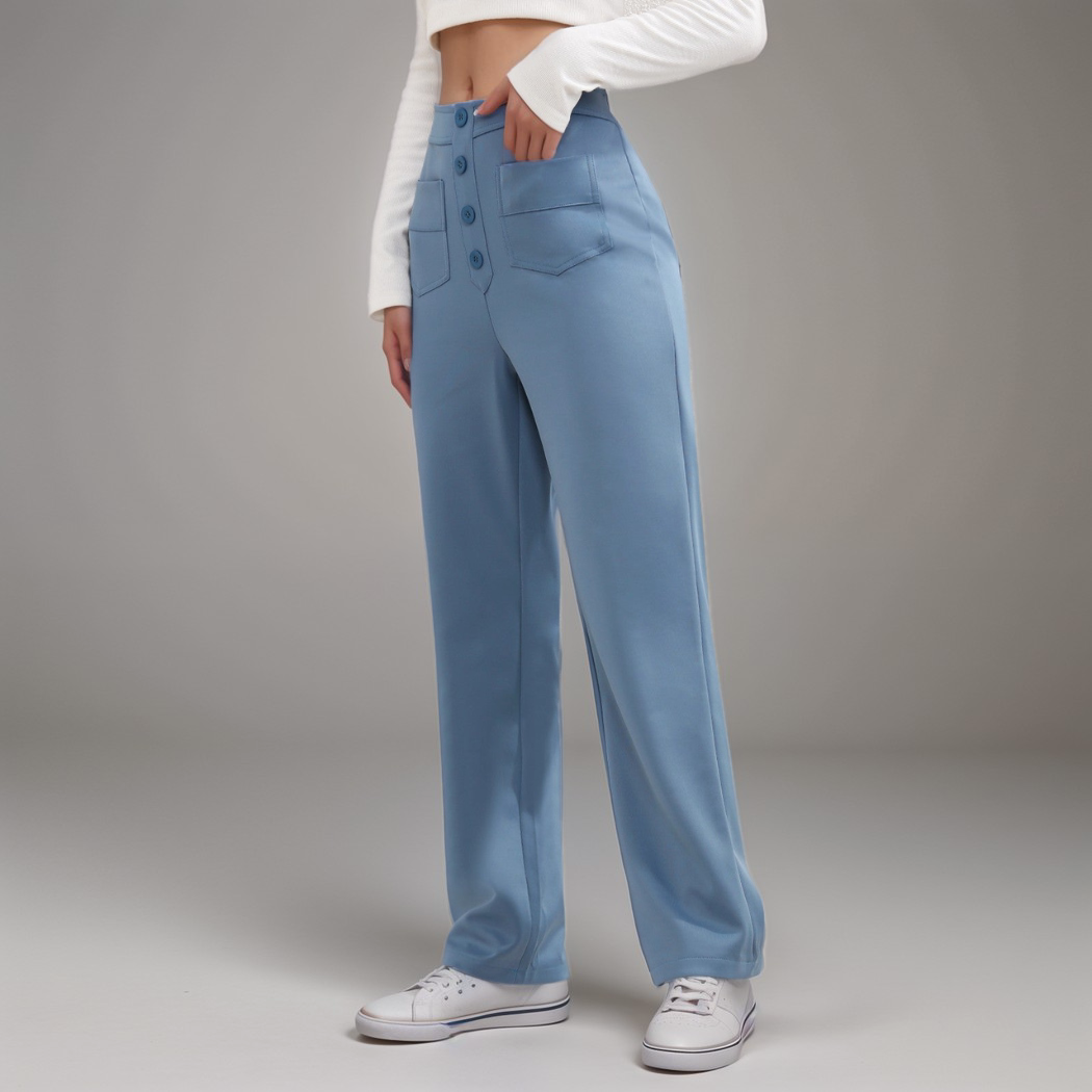 Clara | Pantalon Confort Taille Haute | 1+1 OFFERT - Twinsy