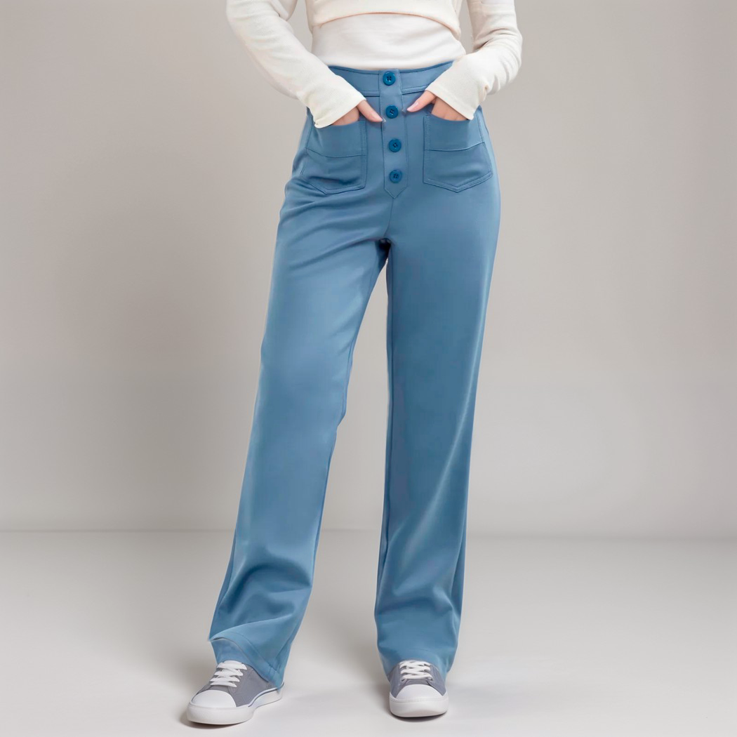 Clara | Pantalon Confort Taille Haute | 1+1 OFFERT - Twinsy