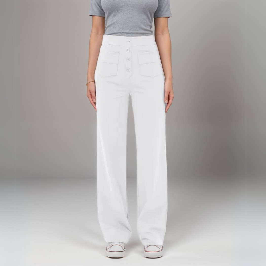 Clara | Pantalon Confort Taille Haute | 1+1 OFFERT - Twinsy