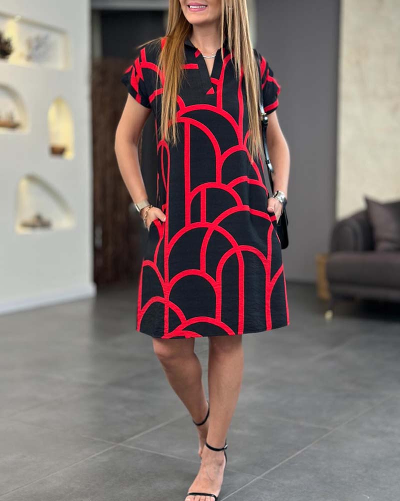 MINELA | Robe Féminine à Manches Courtes - Fraîcheur et Élégance - Twinsy