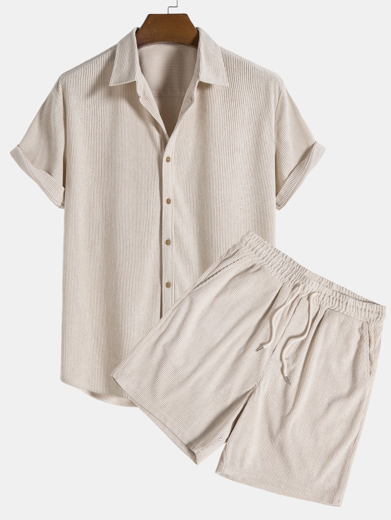 🌴 Ensemble Confort Homme – Chemise & Short Décontractés 🌴 - Twinsy