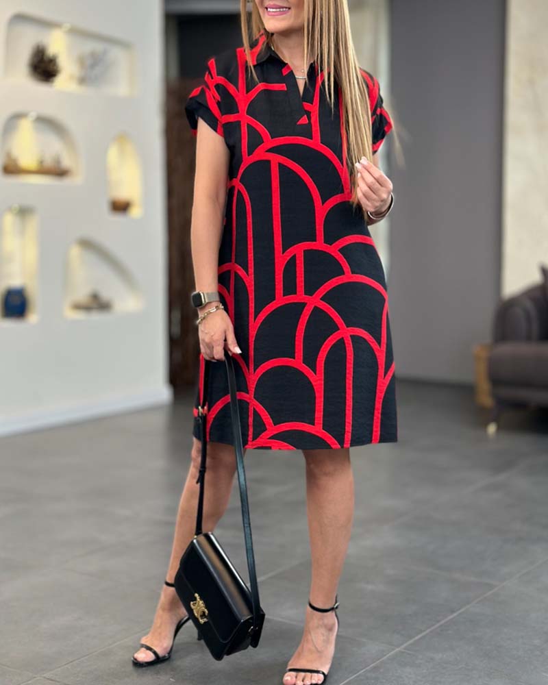 MINELA | Robe Féminine à Manches Courtes - Fraîcheur et Élégance - Twinsy