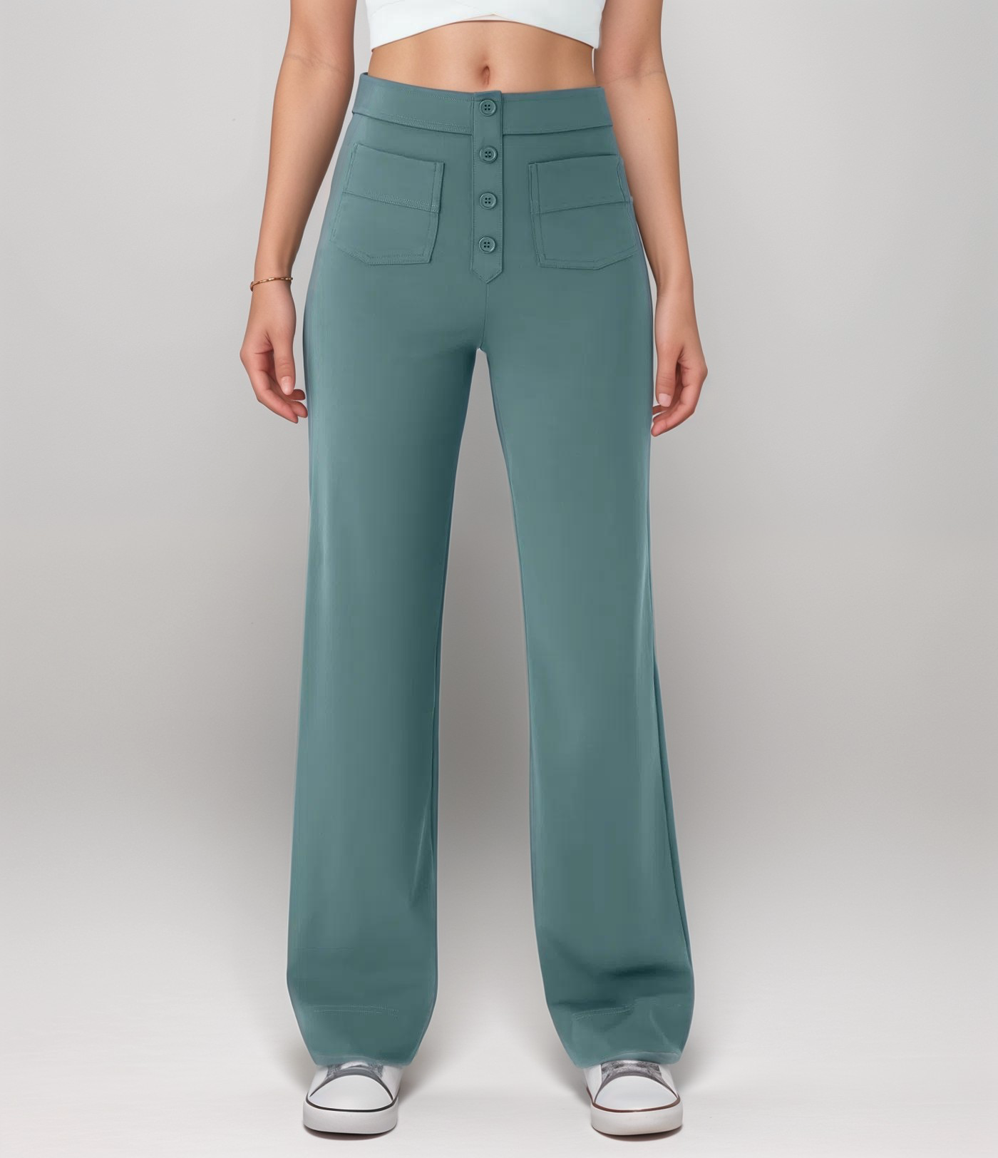 Clara | Pantalon Confort Taille Haute | 1+1 OFFERT - Twinsy
