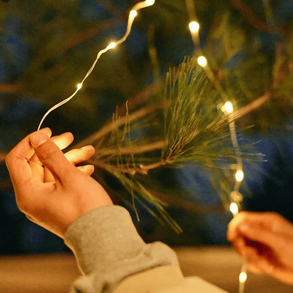 Twinsy Lumi™ – Lanterne 4‑en‑1 + Guirlande lumineuse. Illumine tes soirées en un clin d’œil. - Twinsy