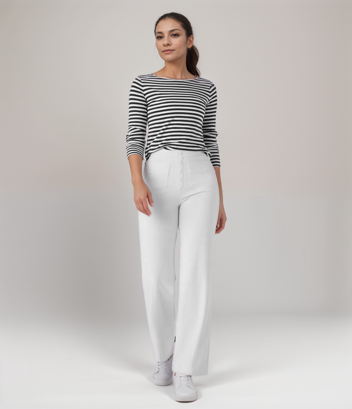 Clara | Pantalon Confort Taille Haute | 1+1 OFFERT - Twinsy