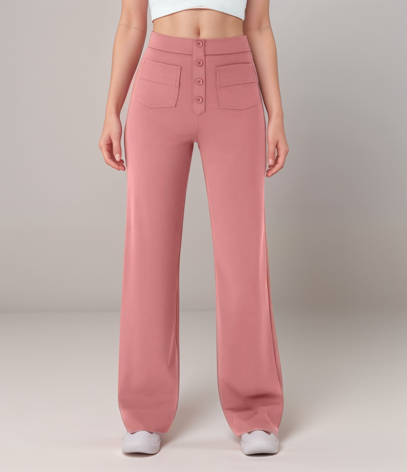 Clara | Pantalon Confort Taille Haute | 1+1 OFFERT - Twinsy