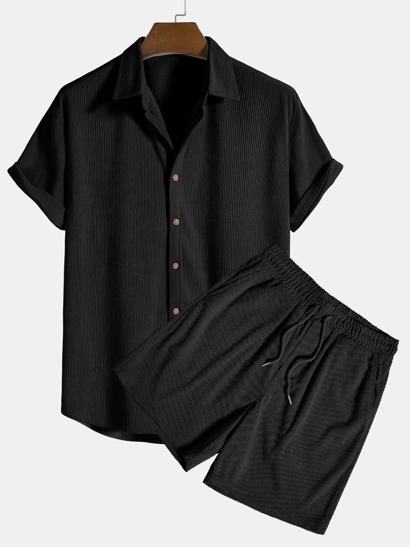🌴 Ensemble Confort Homme – Chemise & Short Décontractés 🌴 - Twinsy