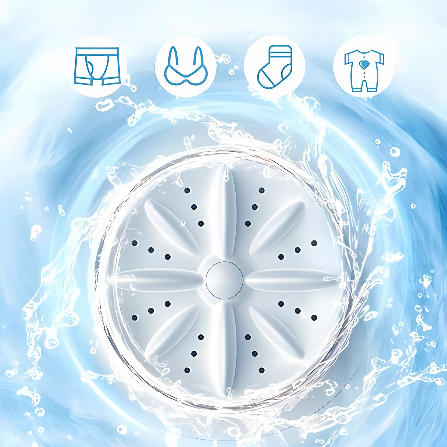 MiniWasher Twinsy – Lave-Linge Sans Fil Lave Ton Linge en Moins de 15 Minutes – N’importe Où, Sans Prise, Sans Effort - Twinsy