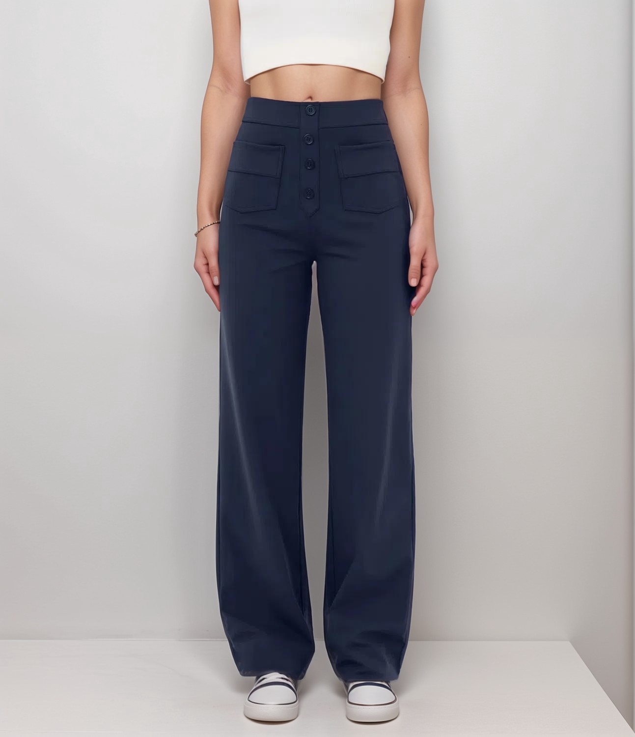 Clara | Pantalon Confort Taille Haute | 1+1 OFFERT - Twinsy