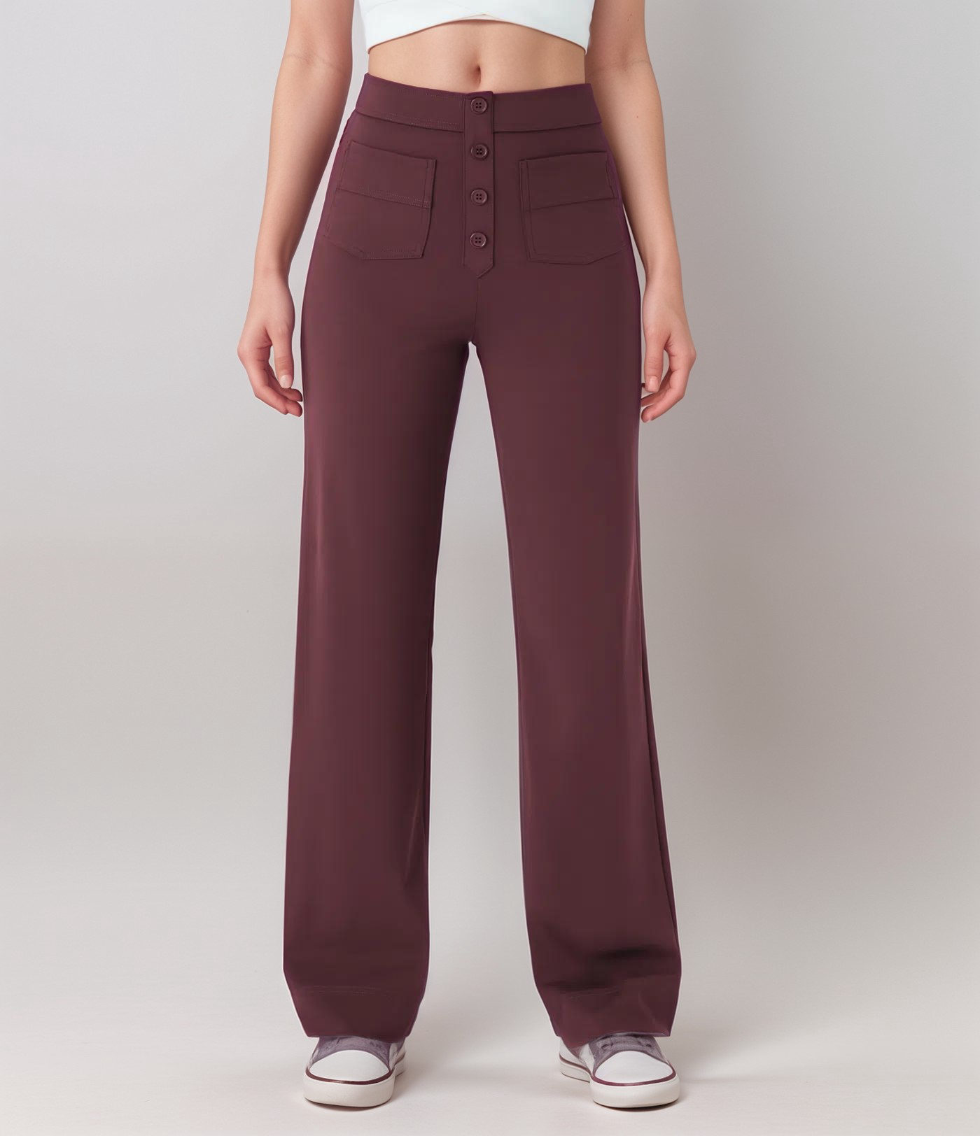 Clara | Pantalon Confort Taille Haute | 1+1 OFFERT - Twinsy
