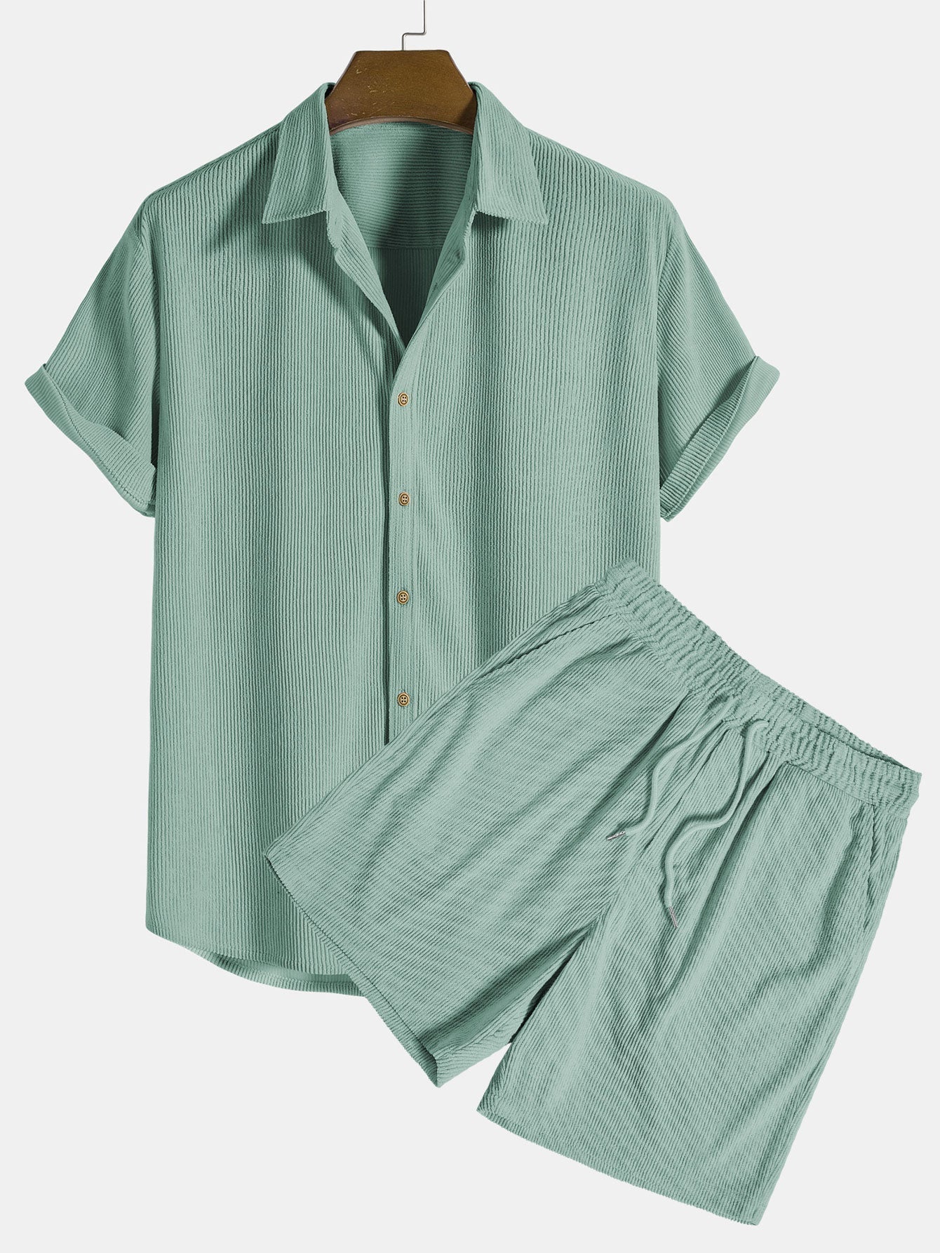 🌴 Ensemble Confort Homme – Chemise & Short Décontractés 🌴 - Twinsy