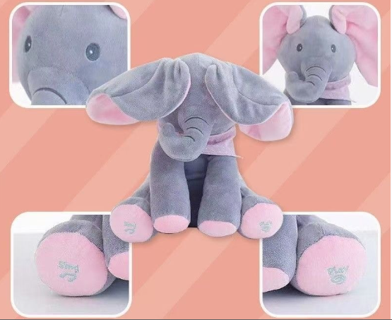 Twinsym – L'Éléphant Musical & Lumineux qui Calme et Rassure Bébé - Twinsy