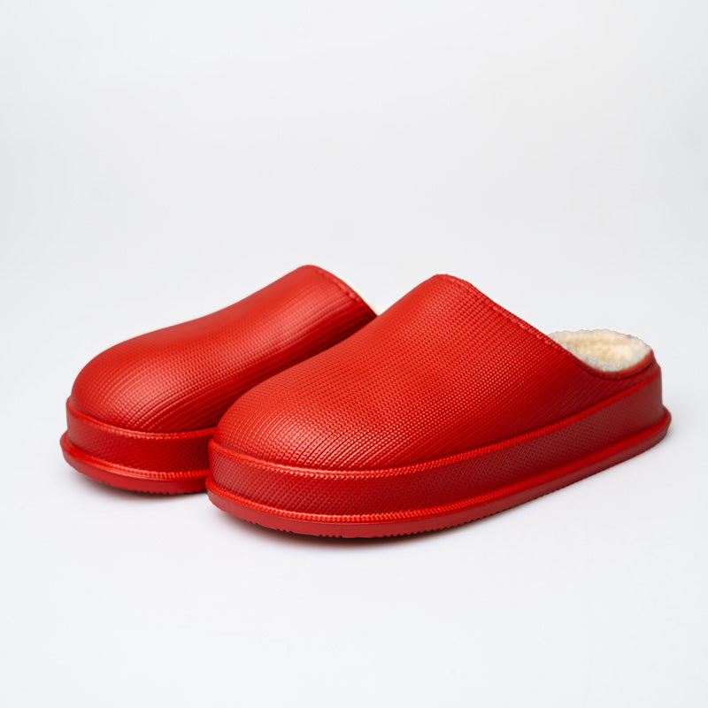 Red / 4 Slipper The Cloudies™ - Fur Cloud Slides
