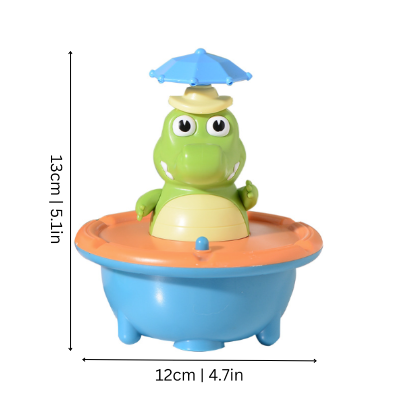 🐊 CrocoSplash™ – Le Compagnon Magique du Bain - Twinsy