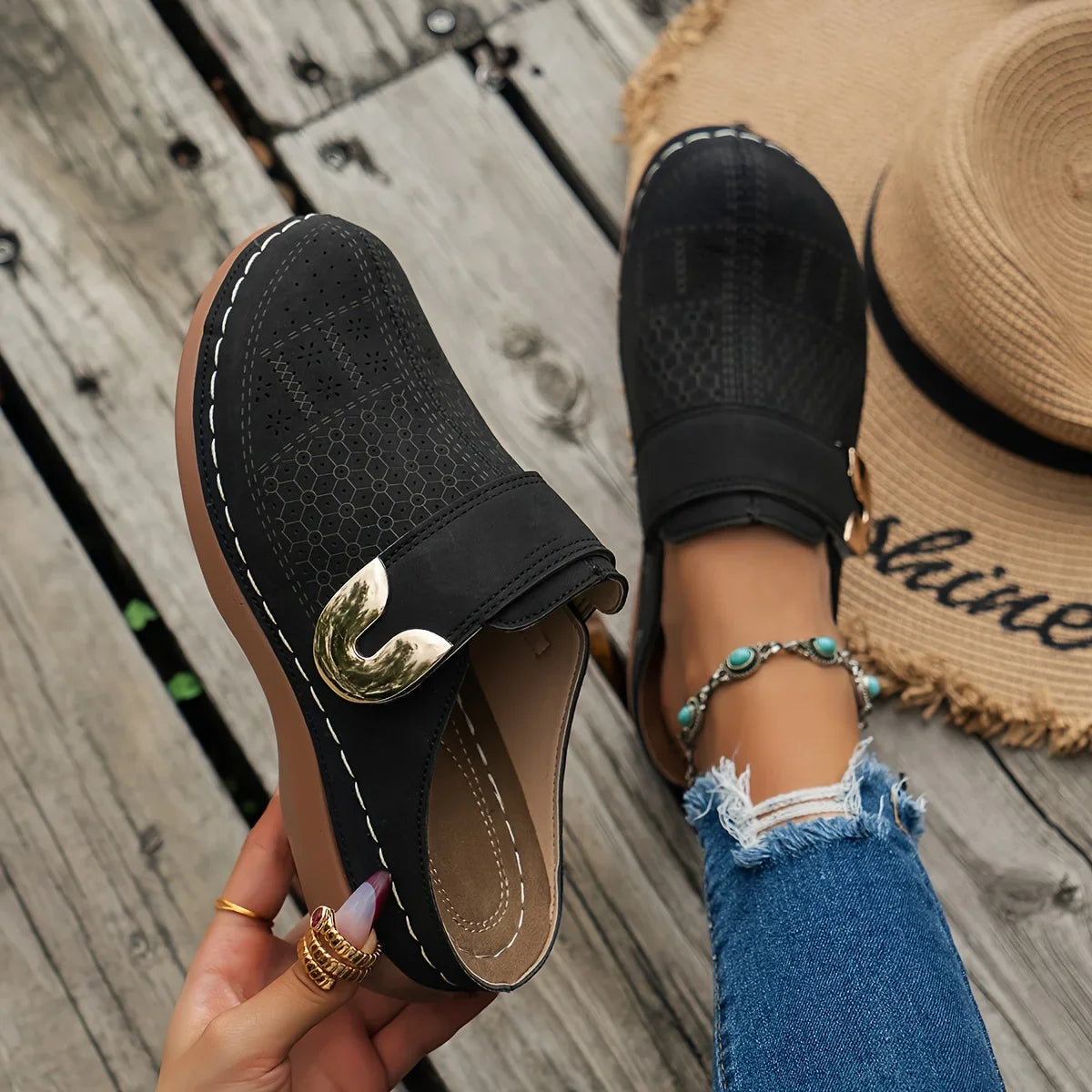Stella™ | Chic Wedge Sandals for Women - Twinsy