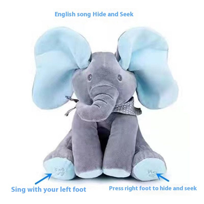 Hide-And-Seek Elephant Plush Toy - Twinsy